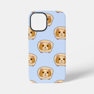 Cavia's Patroon op Pastelblauw. iPhone 12 Mini Hoesje