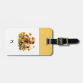 Cavia's Schattigee grillige gezelschapsdieren mono Bagagelabel (Voorkant horizontaal)