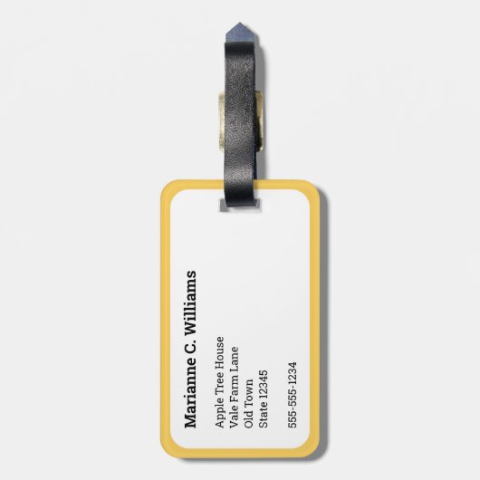 Cavia's Schattigee grillige gezelschapsdieren mono Bagagelabel (Achterkant verticaal)