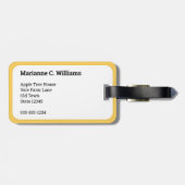 Cavia's Schattigee grillige gezelschapsdieren mono Bagagelabel (Achterkant horizontaal)