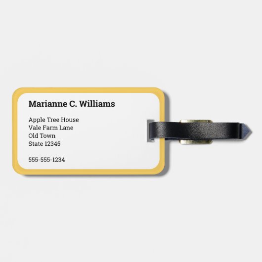 Cavia's Schattigee grillige gezelschapsdieren mono Bagagelabel (Achterkant horizontaal)