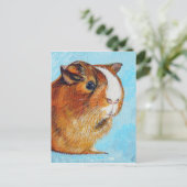 Cavia's schilderen briefkaart (Staand voorkant)