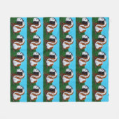 Cavia's schilderen fleece deken (Voorkant (Horizontaal))