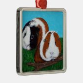 Cavia's schilderen metalen ornament (Rechts)