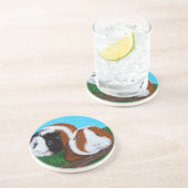 Cavia's Schilderen Zandsteen Onderzetter (Zijkant)