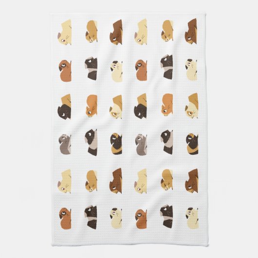 Cavia's Theedoek (Verticaal)