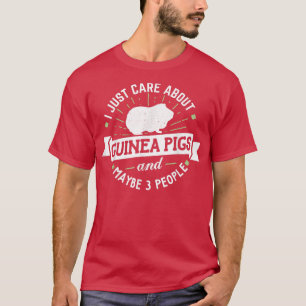 Cavia's waar ik alleen om geef t-shirt