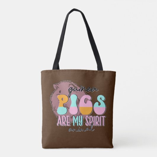 Cavia's zijn mijn gedistilleerde dieren tote bag (Achterkant)