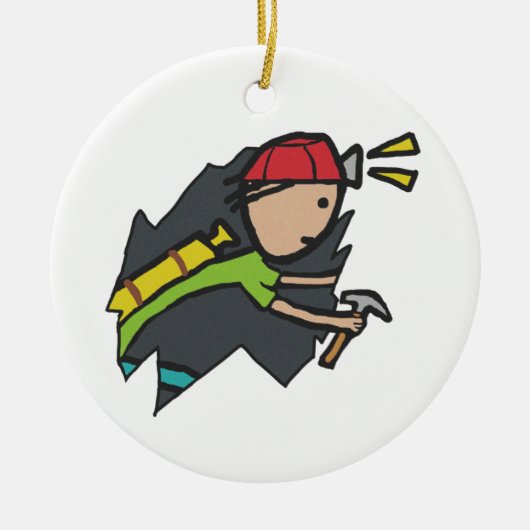 Caving and Spelunking Keramisch Ornament (Voorkant)