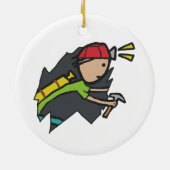 Caving and Spelunking Keramisch Ornament (Achterkant)