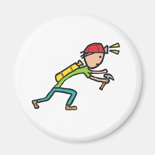 Caving and Spelunking Magneet (Voorkant)