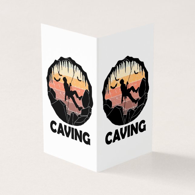 Caving - Cave Exploration Speleology Kaart (Buitenkant)