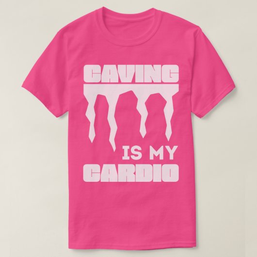 Caving Is Mijn Dio Grappig Spelunker 1 T-shirt (Design voorkant)