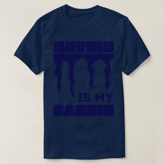Caving is mijn Dio Grappige Spelunker T-shirt (Design voorkant)