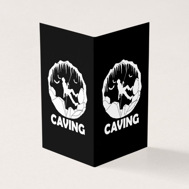 Caving - Speleology Cave Exploration Kaart (Buitenkant)