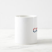 CAVLEN Gradient Logo Mug - Modern Red and Blue Des Koffiemok (Center)