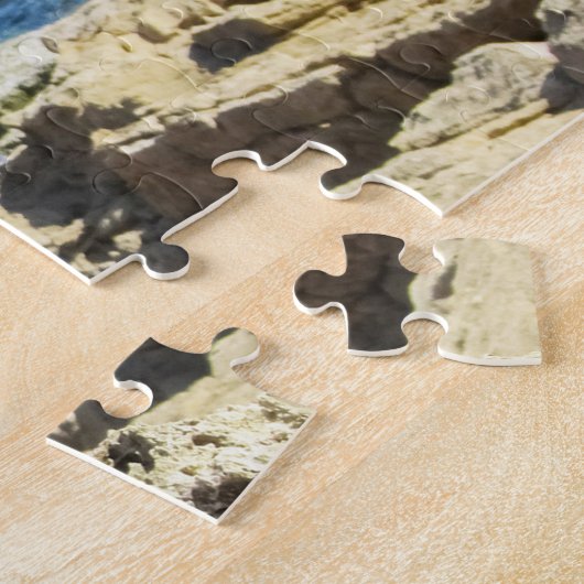 Cavo Greko rocky kustlijn Cyprus. Legpuzzel (Zijkant)