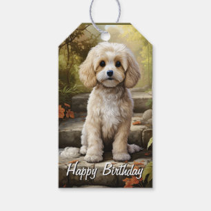 Cavodle/Cavapoo gepersonaliseerd Cadeaulabel