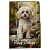 Cavodle/Cavapoo gepersonaliseerd Medium Cadeauzakje (Voorkant)