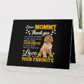 Cavoodle Beste mama bedankt dat je mijn mama bent Kaart (Voorkant)