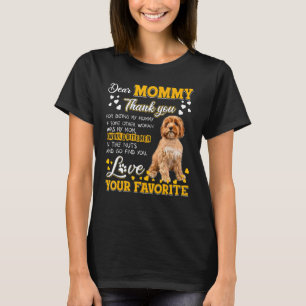 Cavoodle Beste mama bedankt dat je mijn mama bent T-shirt
