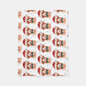 Cavoodle Dog Breed Christmas Stars Fleece Deken (Voorkant)