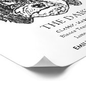 Cavoodle Dog Trouwhandtekening Drink Teken Poster (Hoek)