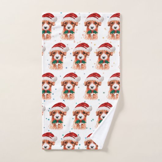Cavoodle-hondenras Kerststerren Handdoek (Handdoek)