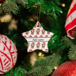 Cavoodle-hondenras Kerststerren Keramisch Ornament