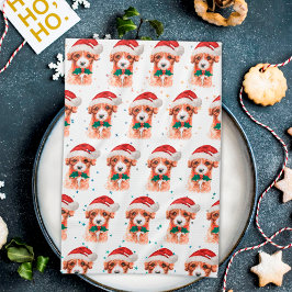 Cavoodle-hondenras Kerststerren Theedoek