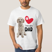 Cavoodle Personalized Dad T-Shirt (Voorkant)