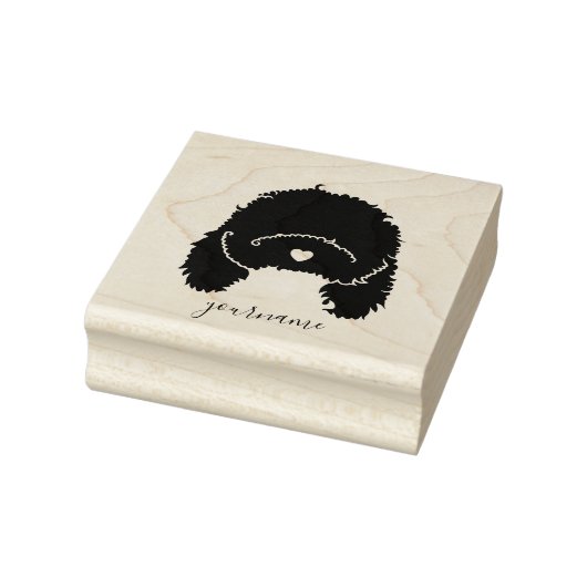 Cavoodle Poodle Mooie Puppy Hond Rubberstempel (Stempel)