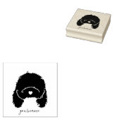 Cavoodle Poodle Mooie Puppy Hond Rubberstempel (Gestempeld)