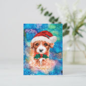 Cavoodle Ras Hond Kerstmis Feestdagenkaart (Staand voorkant)