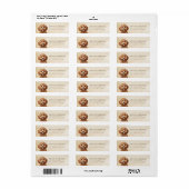 Cavoodle retouradreslabel etiket (Full Sheet)