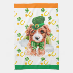 Cavoodle Vakantiehuis Decoratie St. Patrick's Dag Theedoek