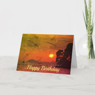 Cavtat Kroatië uitzicht van zonsondergang 1974 Fil Kaart