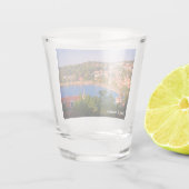 Cavtat, Kroatisch Uitzicht van de Mausoleum Shot Glas (Achterkant)