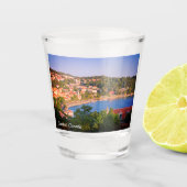 Cavtat, Kroatisch Uitzicht van de Mausoleum Shot Glas (Voorkant)