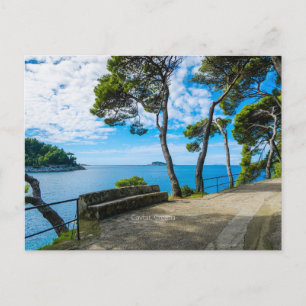 Cavtat, Kroatische fotofoto Briefkaart