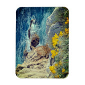 Cavtat Rocky Beach Uitzicht Holiday Magneet (Verticaal)