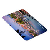 Cavtat, uitzicht Kroatië van het Briefkaart van de Magneet (Rechterzijde)