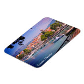 Cavtat, uitzicht Kroatië van het Briefkaart van de Magneet (Linkerzijde)