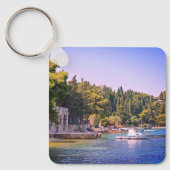 Cavtat, Uitzicht van Beach in Kroatië Sleutelhanger (Voorkant)