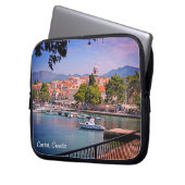 Cavtat, uitzicht van de stad Kroatië Laptop Sleeve (Voorkant Links)
