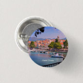 Cavtat, uitzicht van de stad Kroatië Ronde Button 3,2 Cm (Voorkant /achterkant)