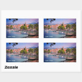 Cavtat, uitzicht van de Town Holiday Rechthoekige Sticker (Vel)