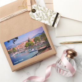 Cavtat, uitzicht van de Town Holiday Rechthoekige Sticker