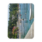 Cavtat, uitzicht van de waterfeestdag in Kroatië Magneet (Verticaal)