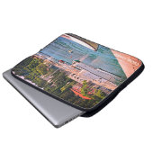 Cavtat, uitzicht van het water van Kroatië Laptop Sleeve (Voorkant onderkant)